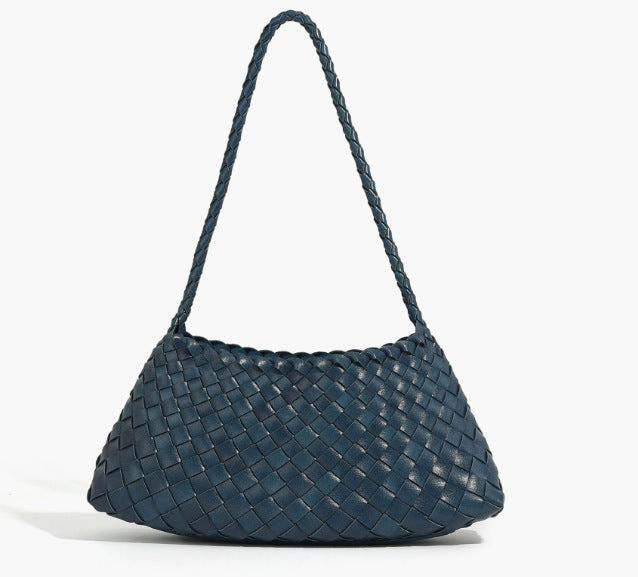 Textured Woven Shoulder Bag Acalora