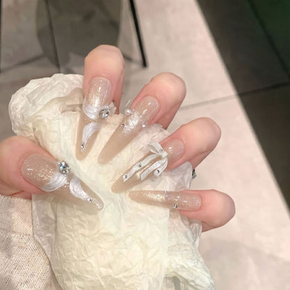 Decorative Stiletto Press-On Nail Art Kit Acalora
