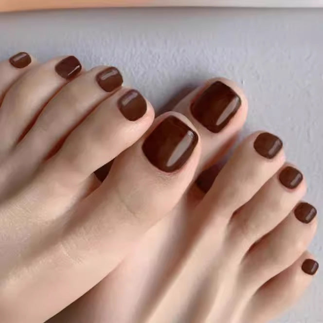 Glossy Premium Press-On Toenails Acalora