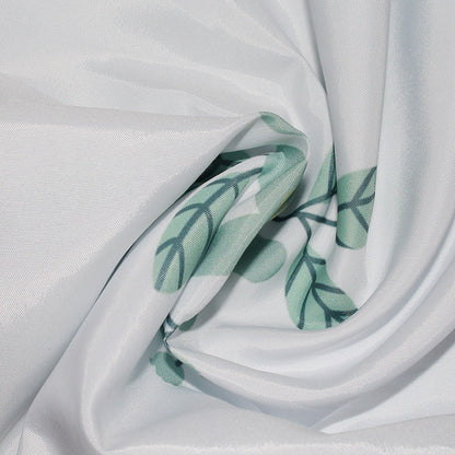 Vintage Floral Print Shower Curtain