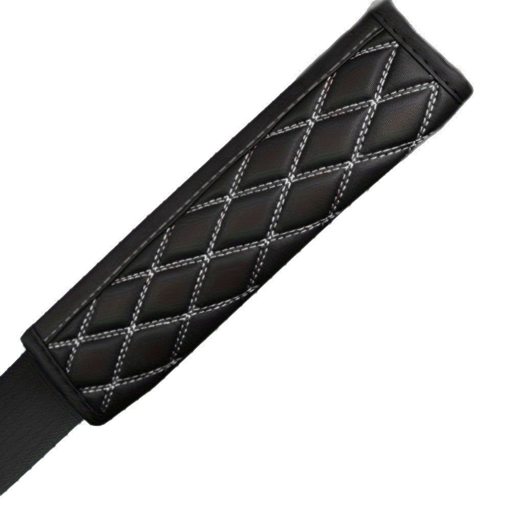 Quilted PU Leather Seat Belt Shoulder Pads Bowlift
