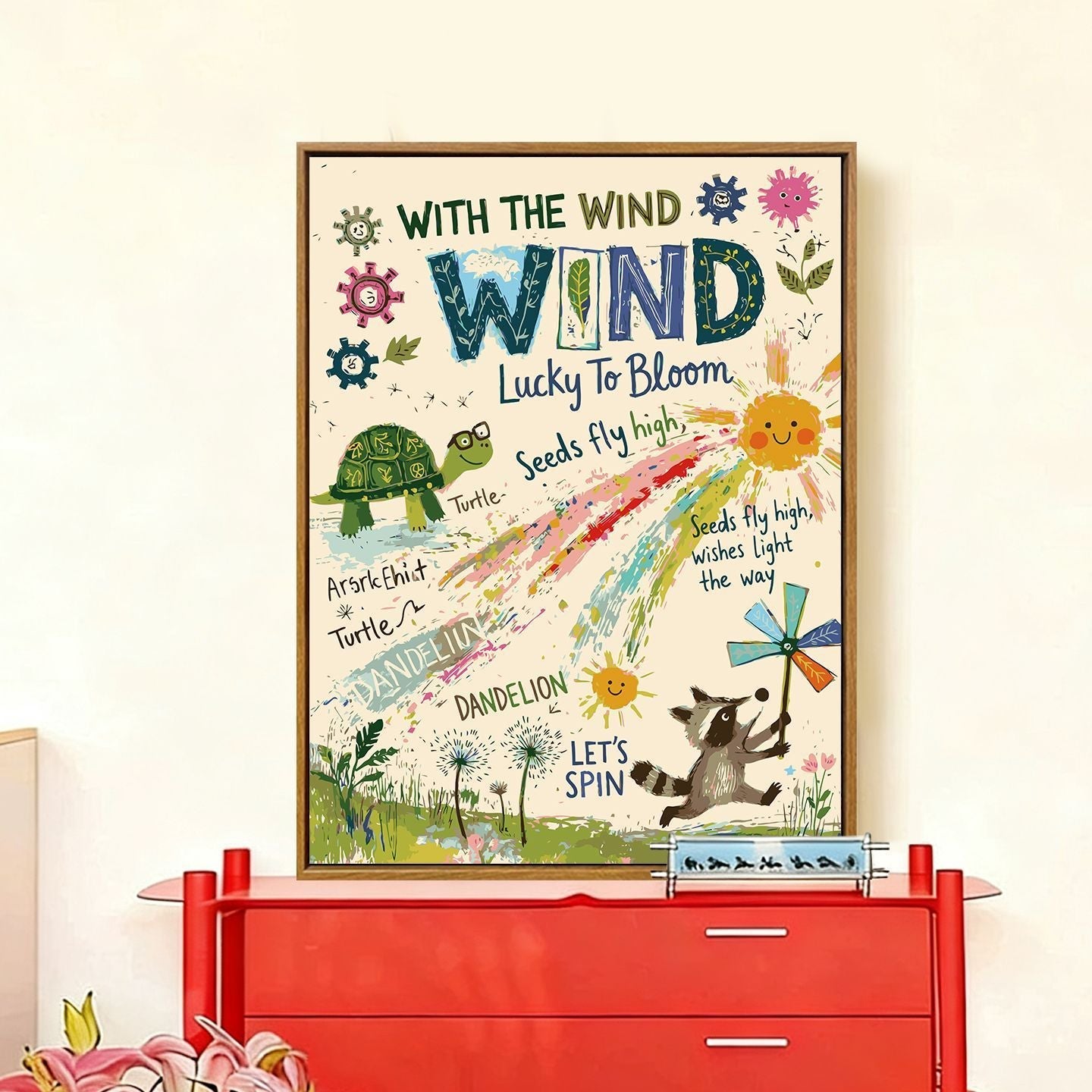 Whimsical Holiday-Themed Wall Art