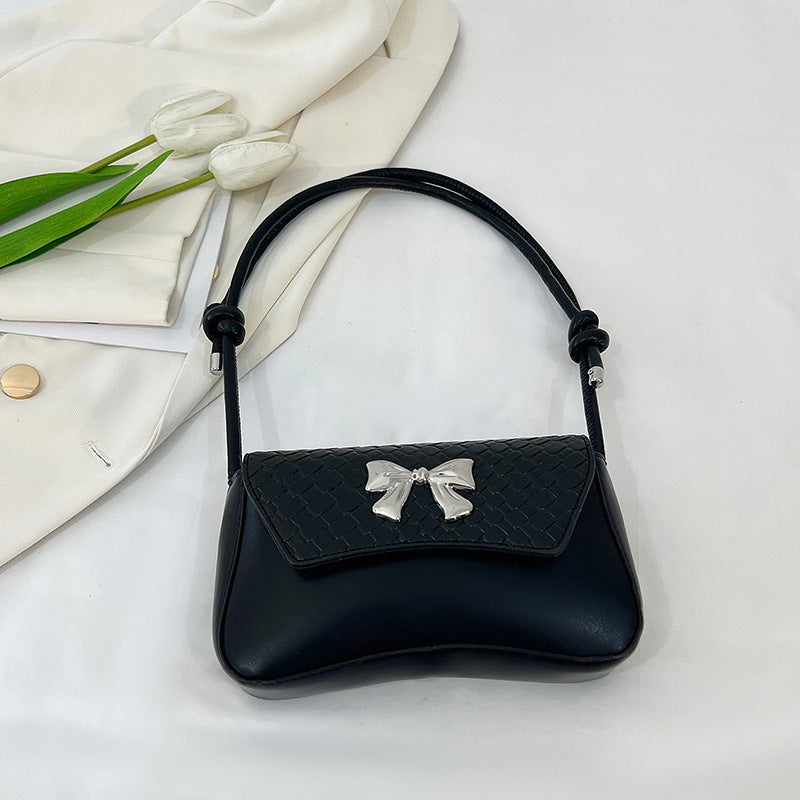 Chic Bow-Detail Handheld Clutch Bag Acalora