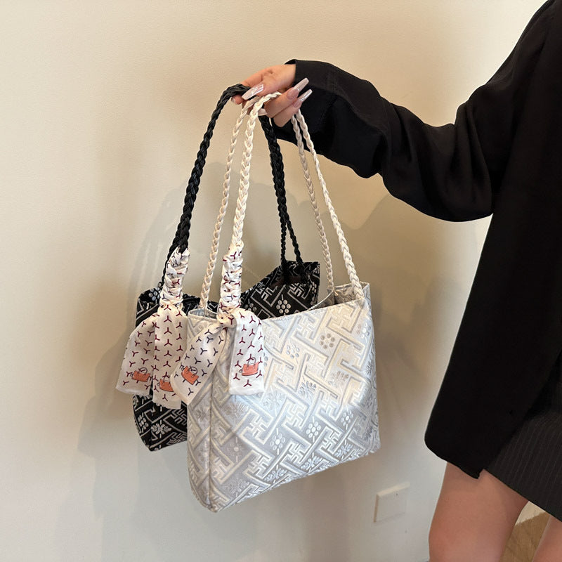 Elegant Patterned Tote Bag Acalora