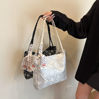 Elegant Patterned Tote Bag Acalora