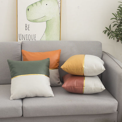 Elegant Trimmed Decorative Cushion