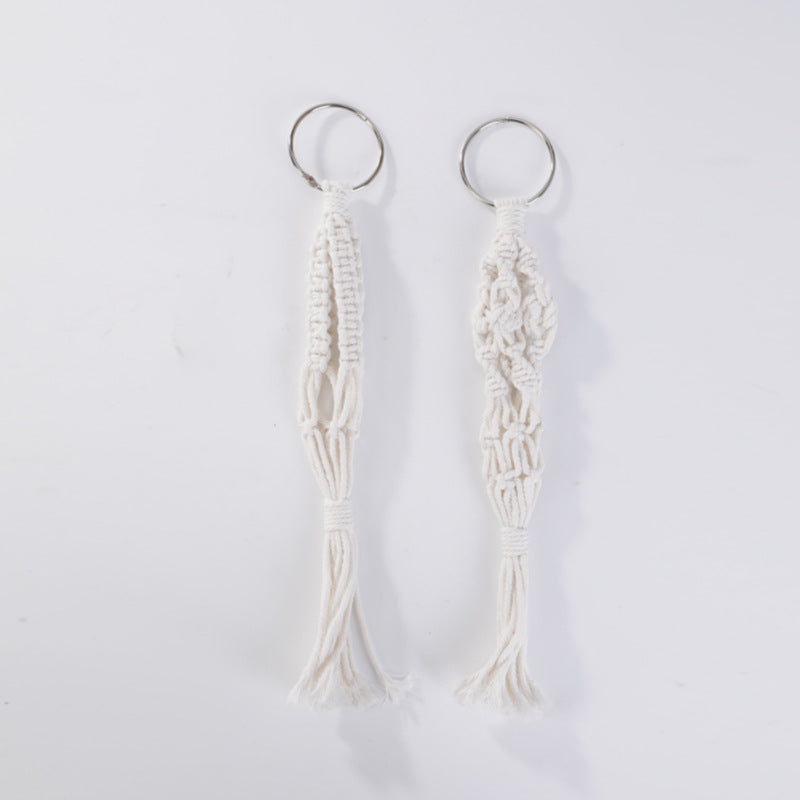 Key jewelry with macrame design Acalora