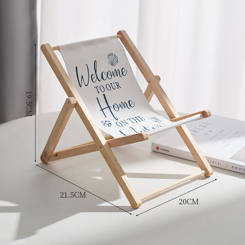 Decorative Beach Chair Accent