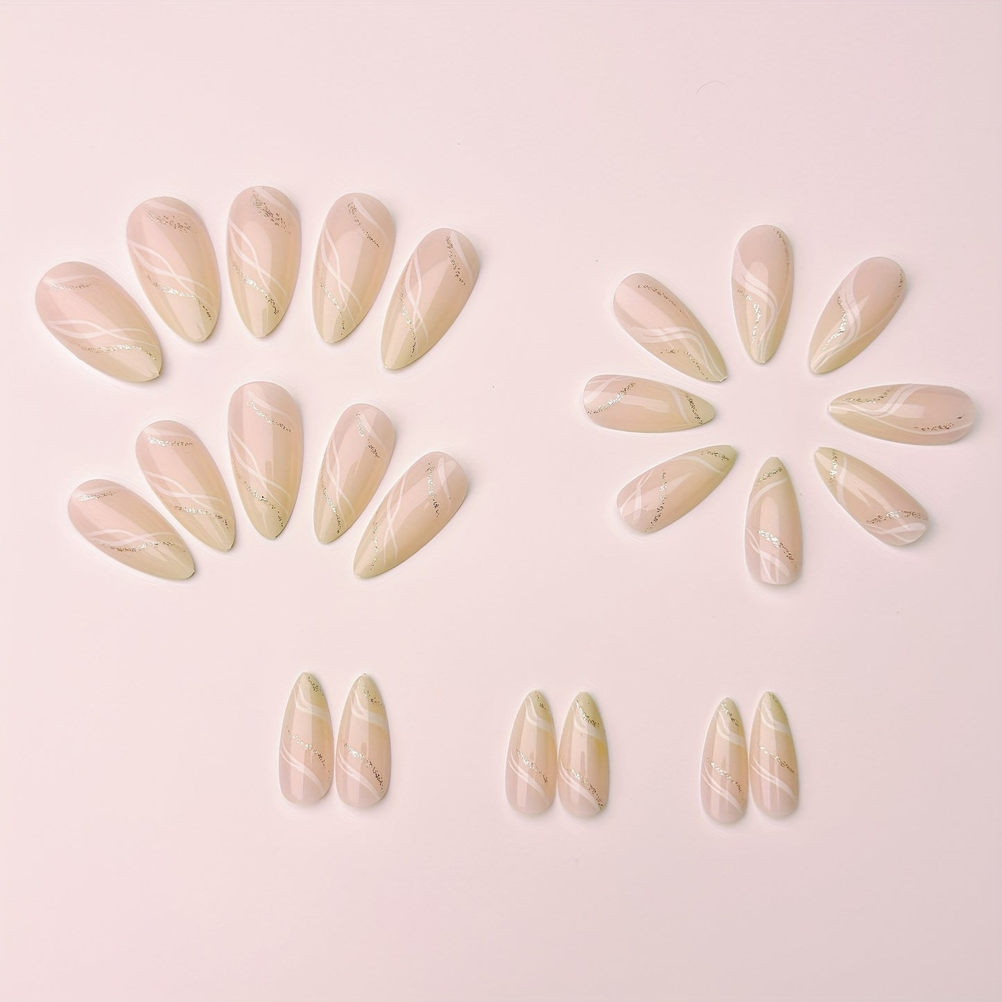 Elegant Marble Effect Nail Art Acalora