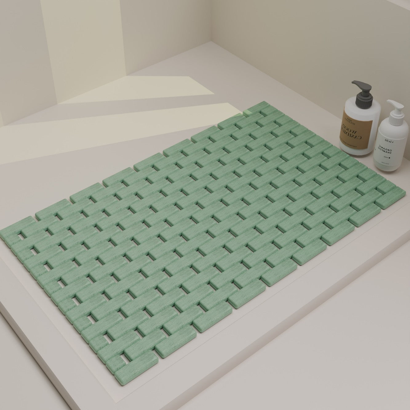 Stylish Woven Bath Mat
