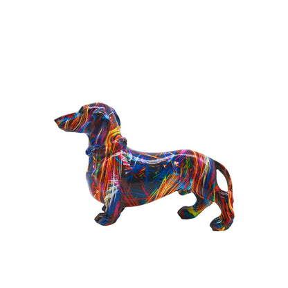 Creative decoration figure of a dachshund Acalora