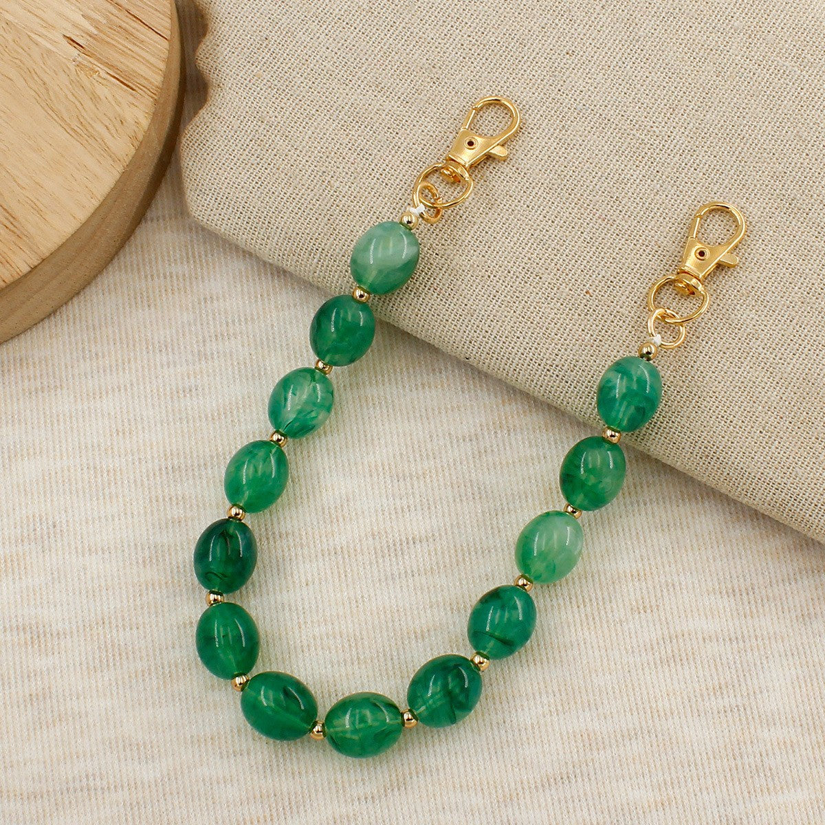 Elegant Beaded Eyewear Chain Acalora