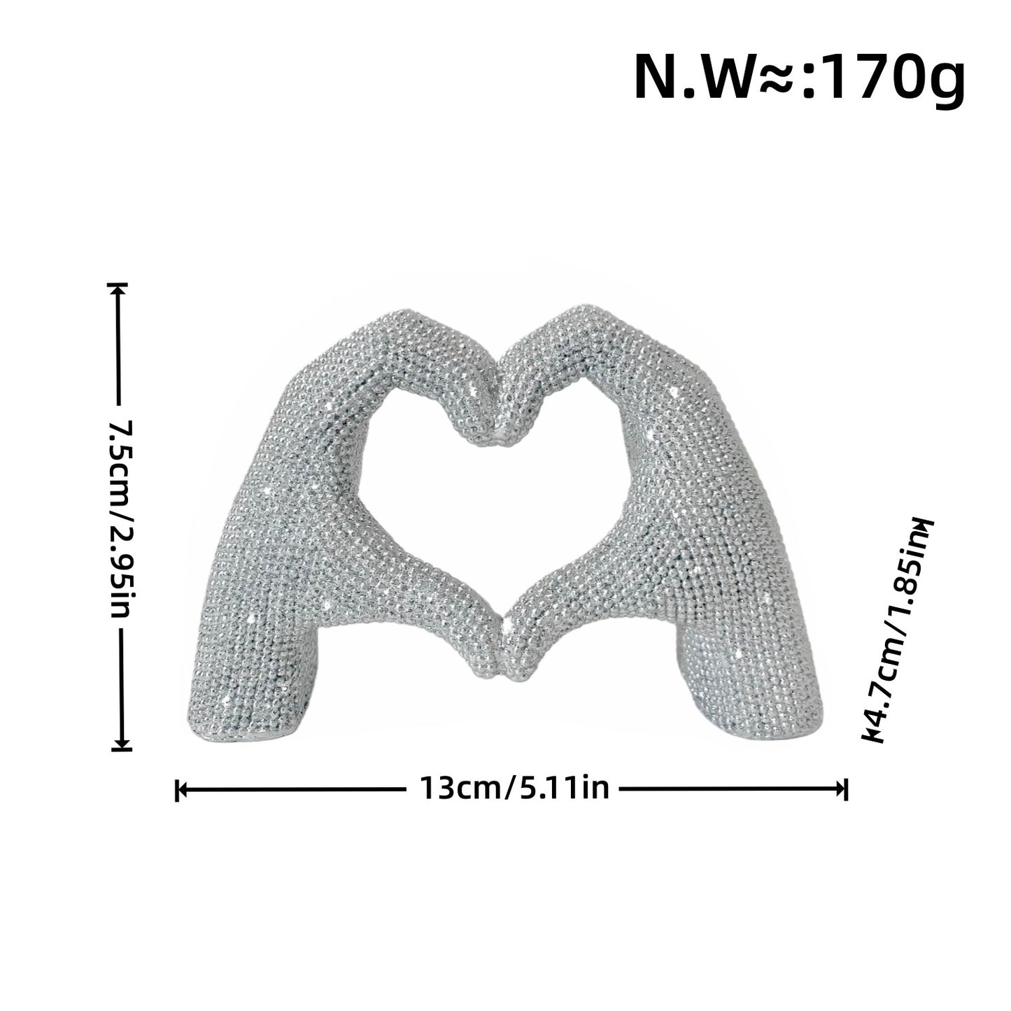 Heart Hand Sculpture Acalora