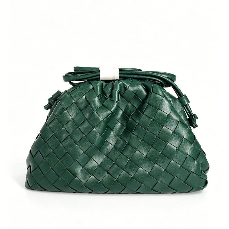 Textured Woven Handheld Clutch Acalora