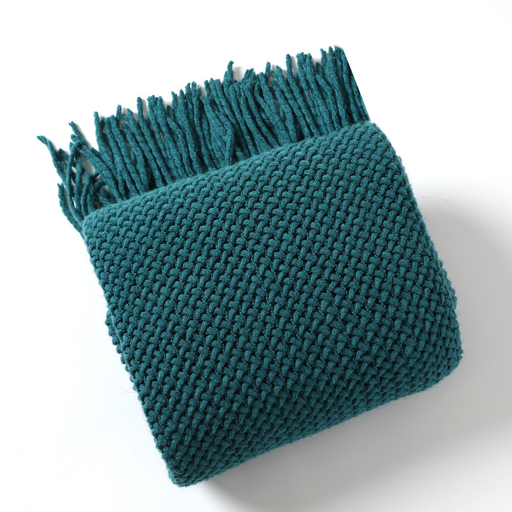 Unisex Cozy Knit Blanket
