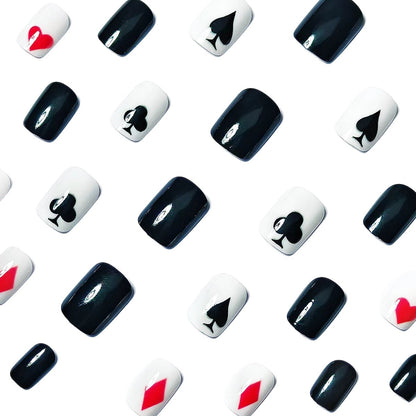 Playing Card-Themed Nail Art Acalora