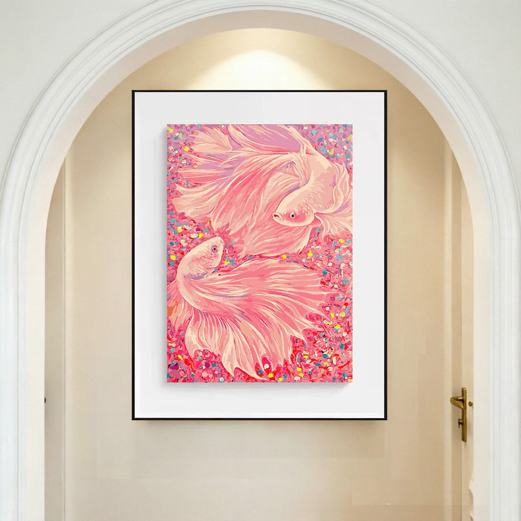 Abstract Fish Art Print