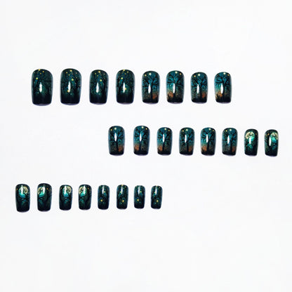 Artistic Night Sky Nail Art Acalora