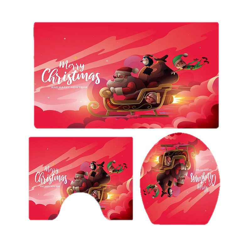 Festive Christmas Bathroom Set