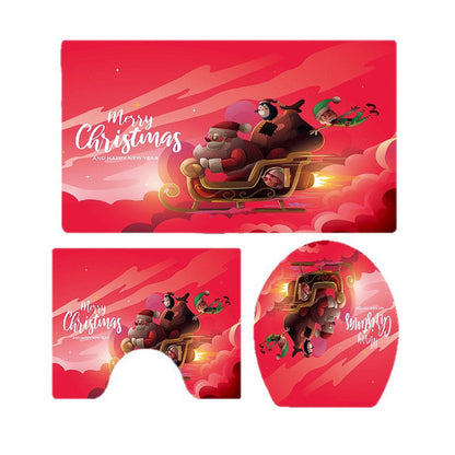 Festive Christmas Bathroom Set