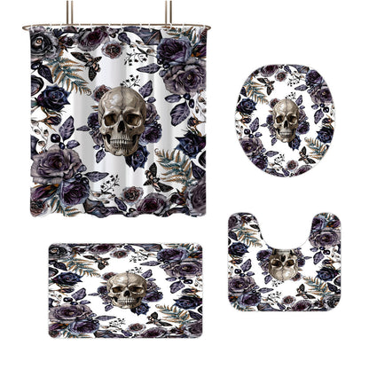 Artistic Skull Bathroom Décor Set