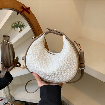 Textured Woven Crossbody Bag Acalora