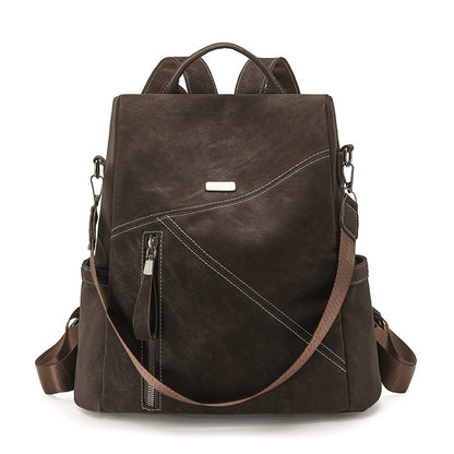 Stylish Multi-Functional Leather Backpack Acalora