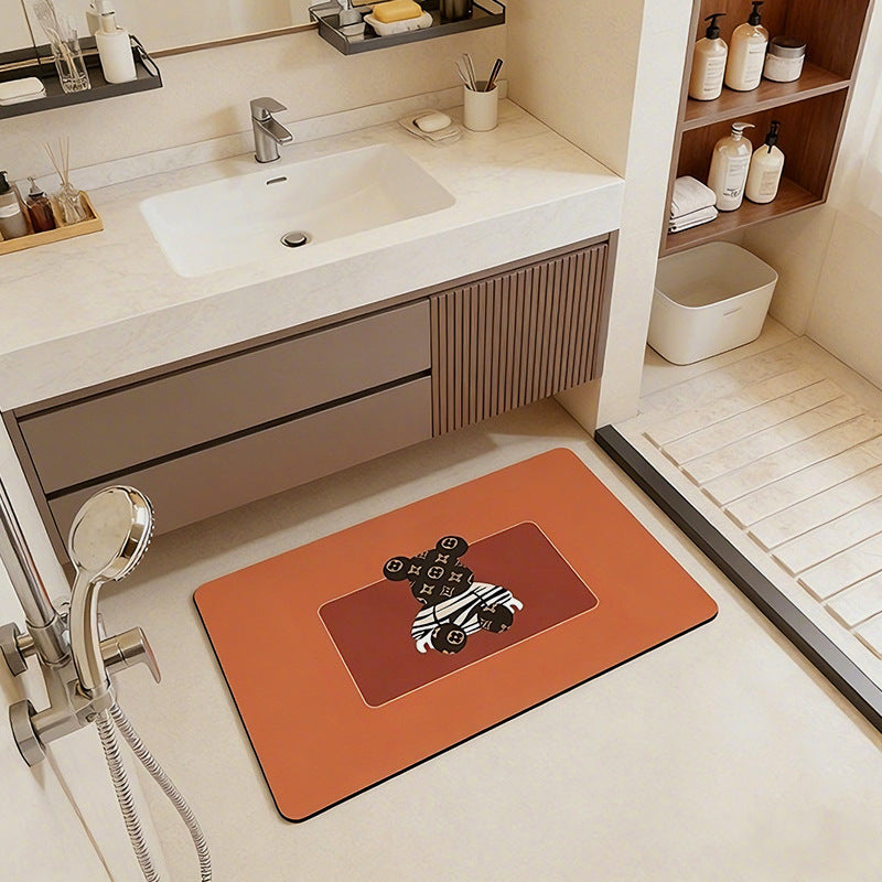 Cute Cartoon-Themed Bath Mat Acalora