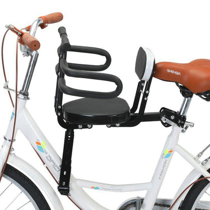 detachable padded bicycle passenger seat with adjustable backrest and reinforced mounting bracket Bowlift