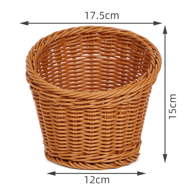 Decorative Woven Round Basket Acalora