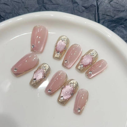 Chic Press-On Nail Art Set Acalora