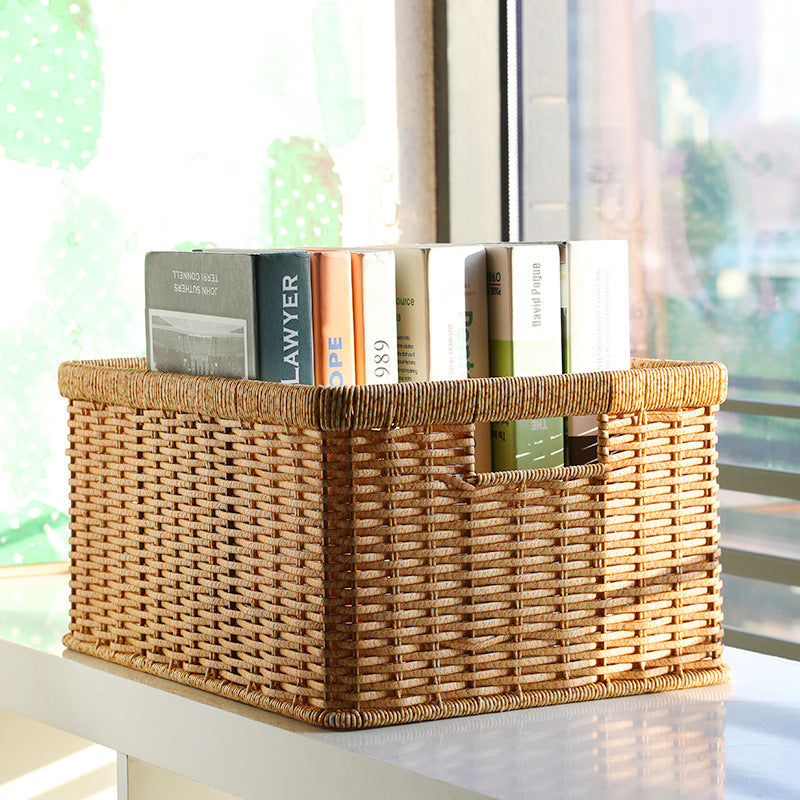 Unisex Practical Storage Basket with Open Handles Karnz