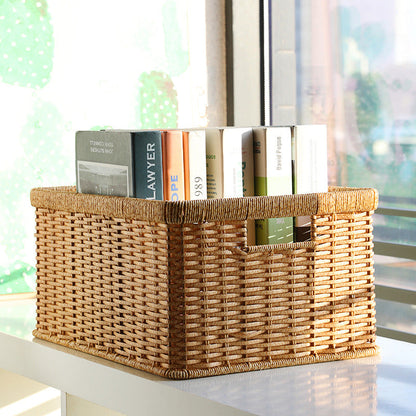 Unisex Practical Storage Basket with Open Handles Karnz