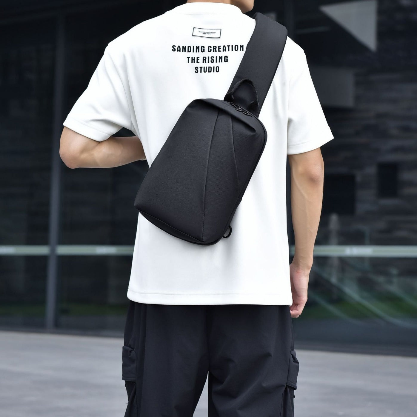Ergonomic Slim Sling Backpack Acalora
