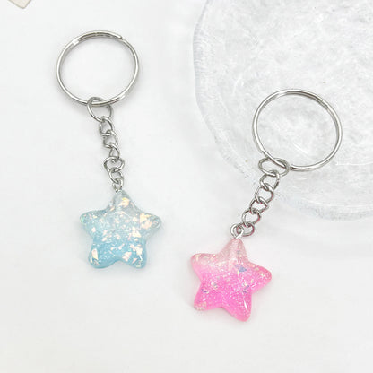 Star-Shaped Acrylic Keychain Acalora