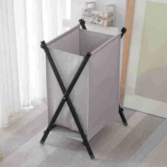 Foldable Laundry Basket with Practical Frame Acalora