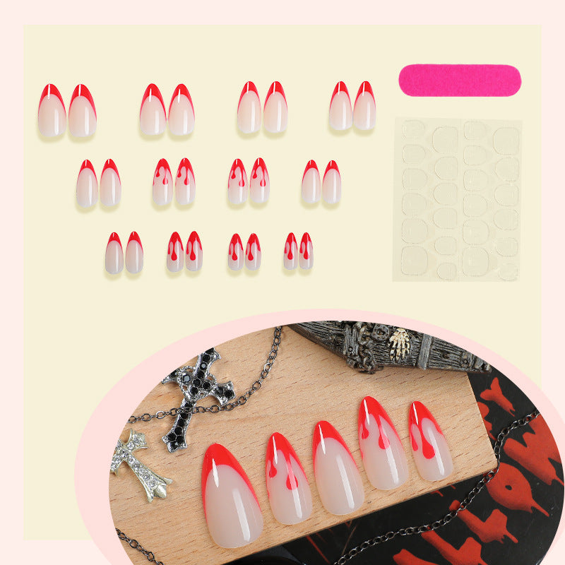 Artistic Gradient Design Press-On Nails Acalora