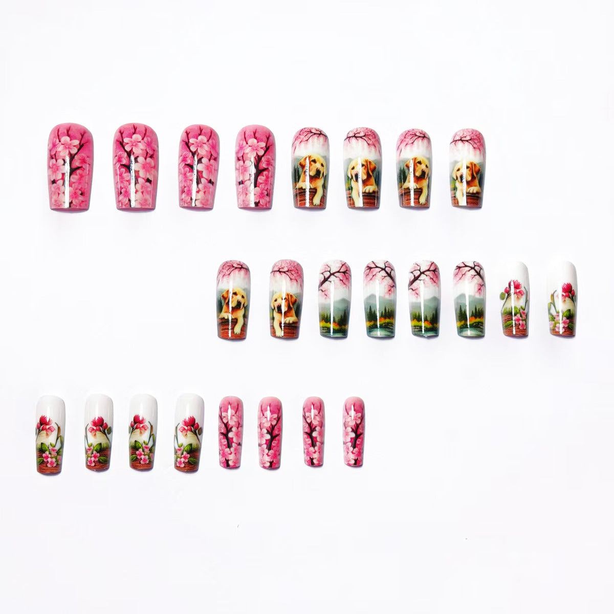 Artistic Pet-Themed 3D Nail Art Acalora