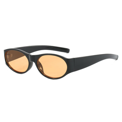 Women's fashionable sunglasses with elegant, oval design and UV protection Bowlift