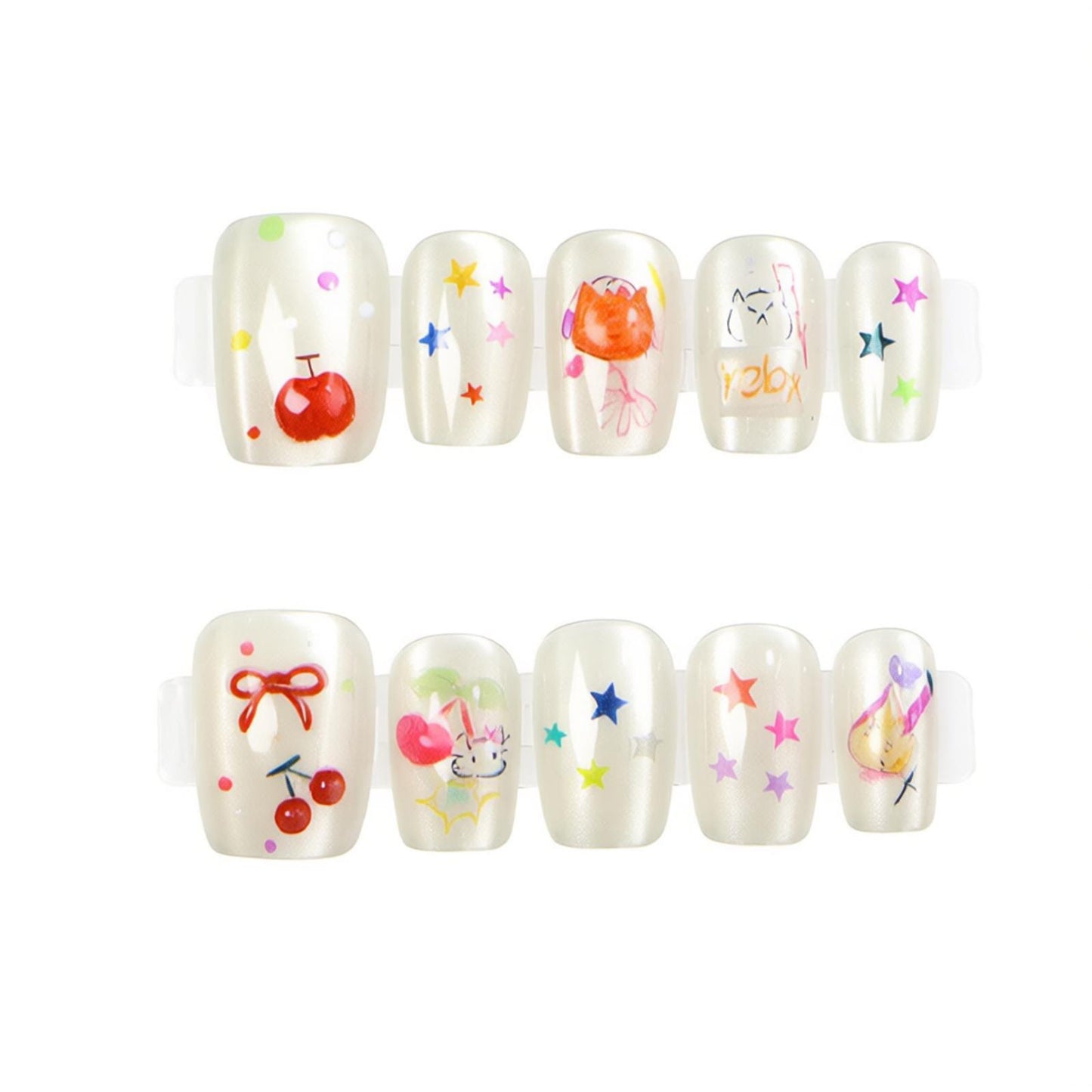 Creative Design Press-On Nail Art Acalora