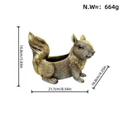 Squirrel-shaped planter Acalora