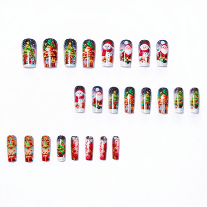 Festive 3D Holiday Nail Art Acalora
