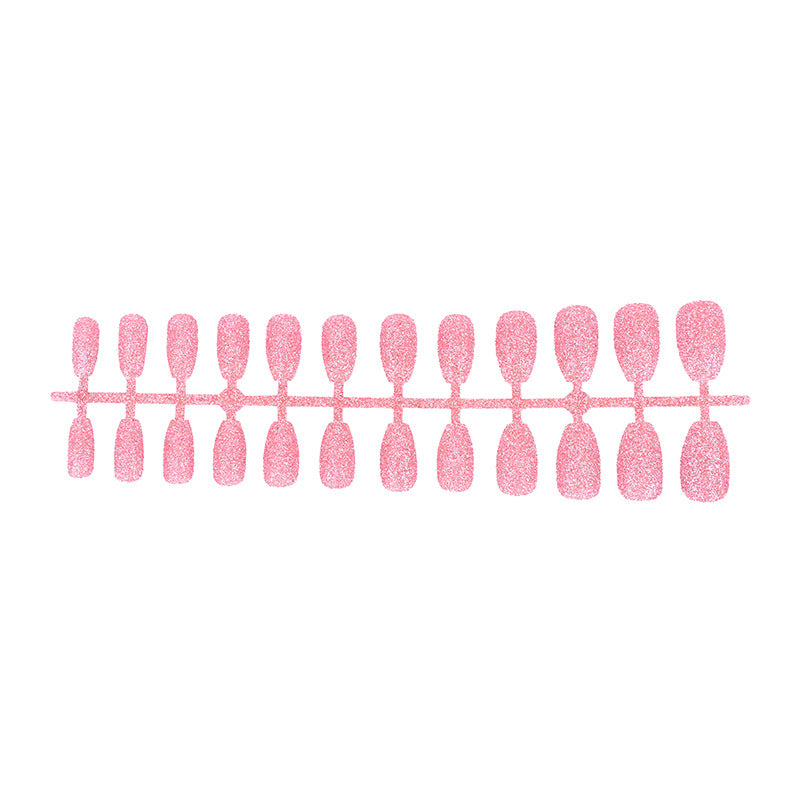 Glamorous artificial nails with sparkling glitter Acalora