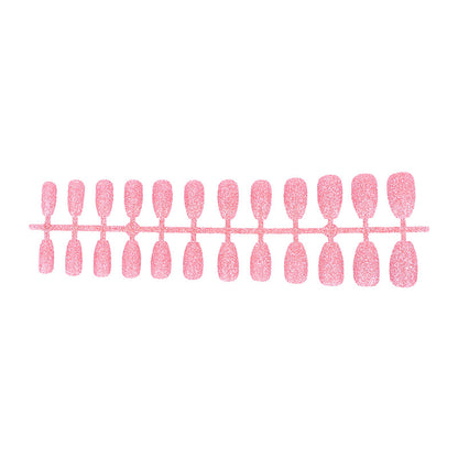 Glamorous artificial nails with sparkling glitter Acalora
