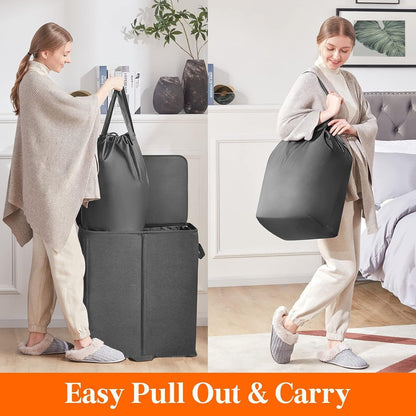 Laundry container with separating compartments Acalora