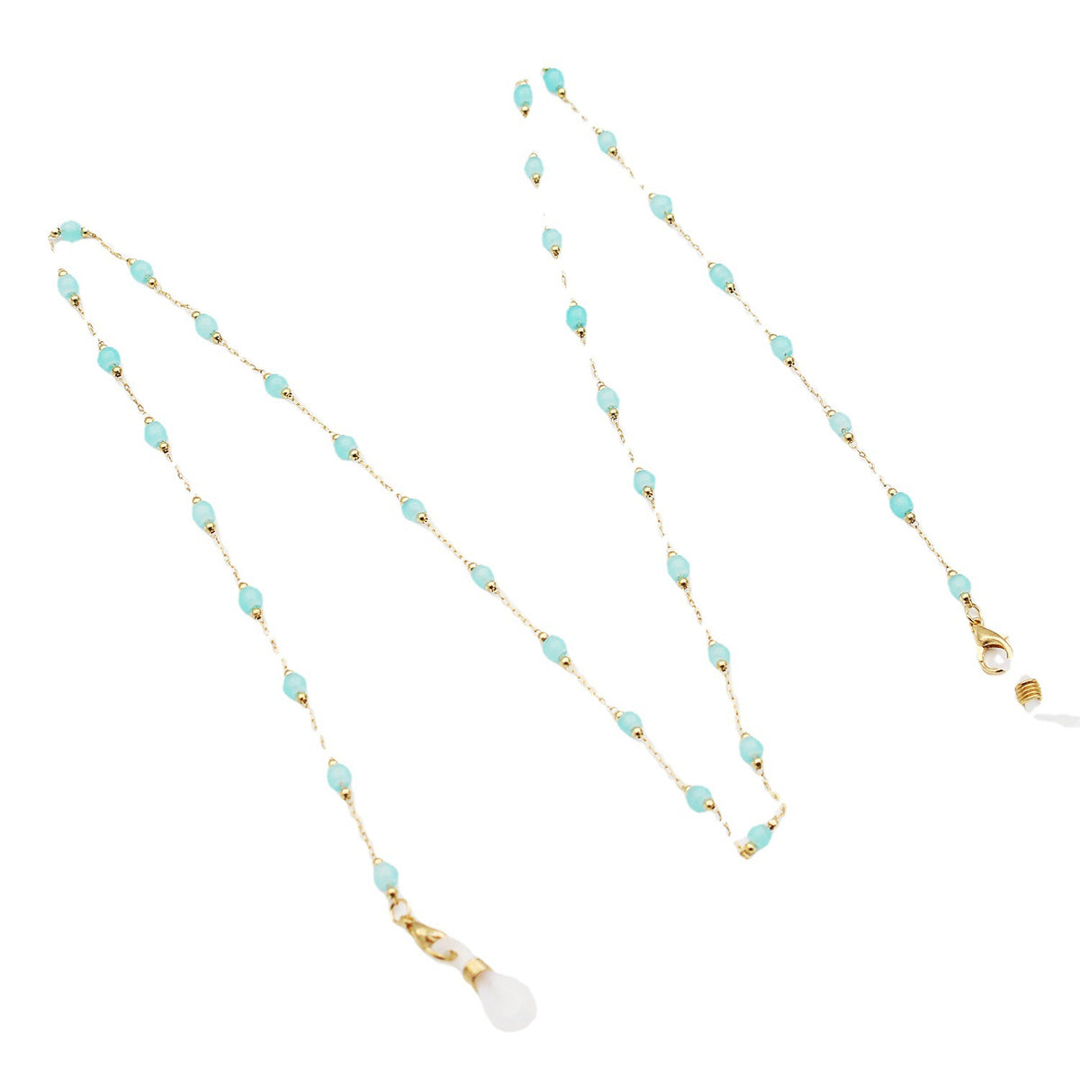 Elegant Beaded Eyewear Retainer Chain Acalora