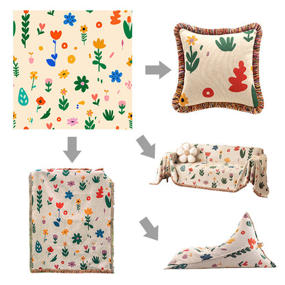 Cozy Graphic Throw Blanket