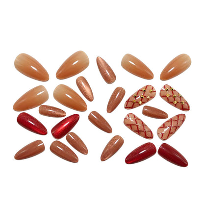 Artificial nail set in elegant and glamorous design Acalora
