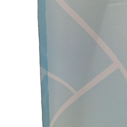 Geo-Patterned Shower Curtain