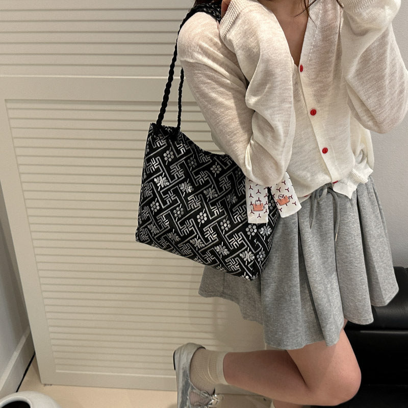 Elegant Patterned Tote Bag Acalora
